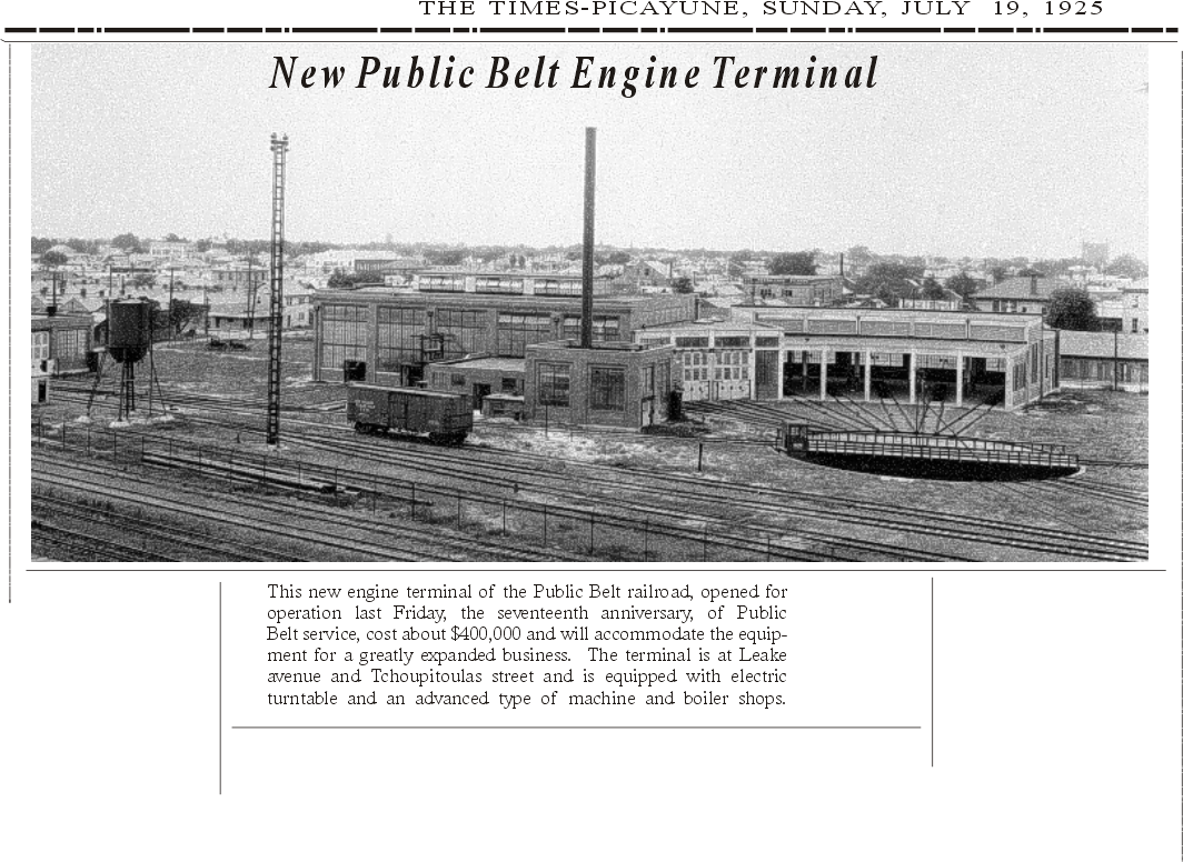 NOPB engine terminal  in 1925